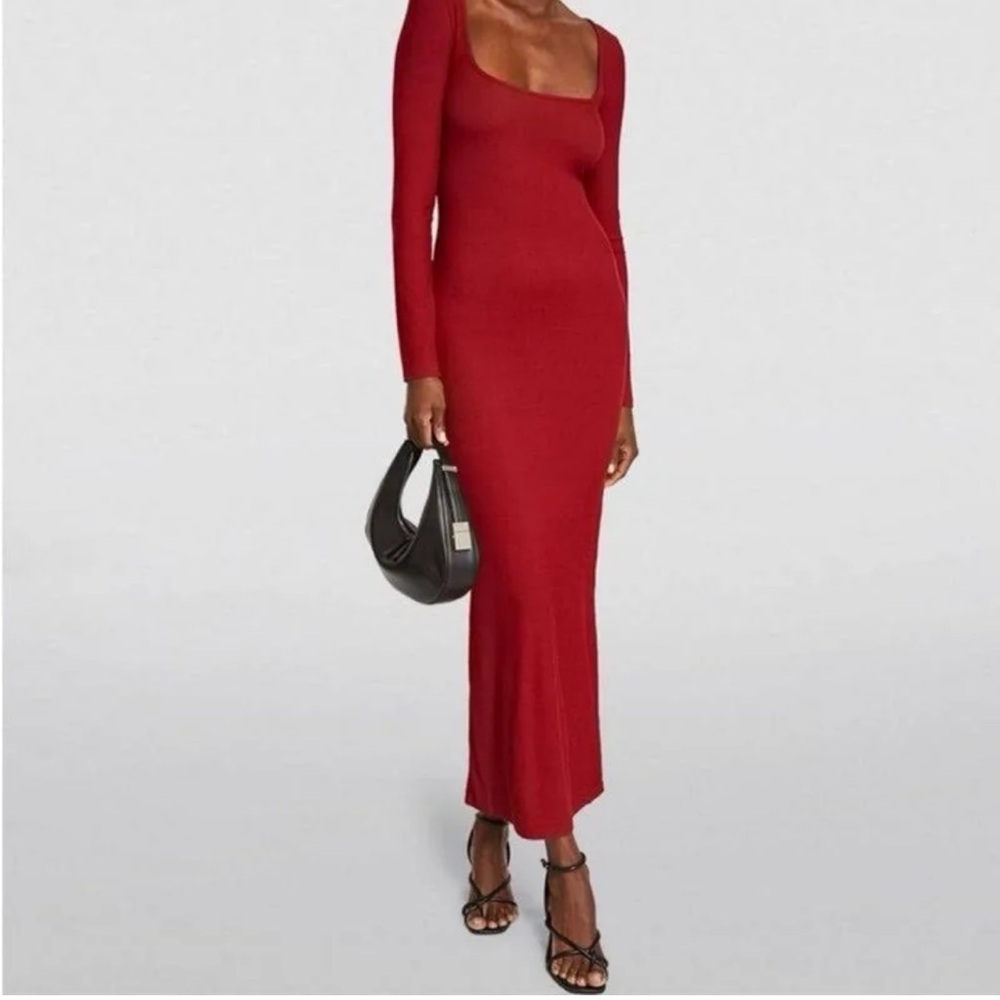 Skims soft lounge long sleeve dress